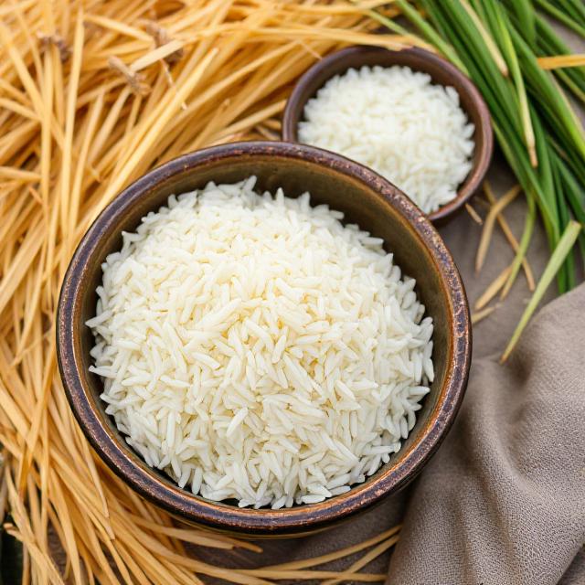 Rice in bowl