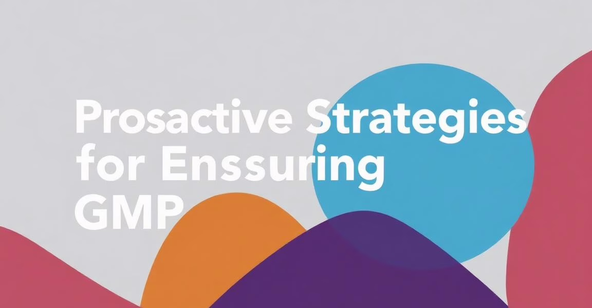 Proactive Strategies for Ensuring GMP Compliance in Pharmaceutical Manufacturing