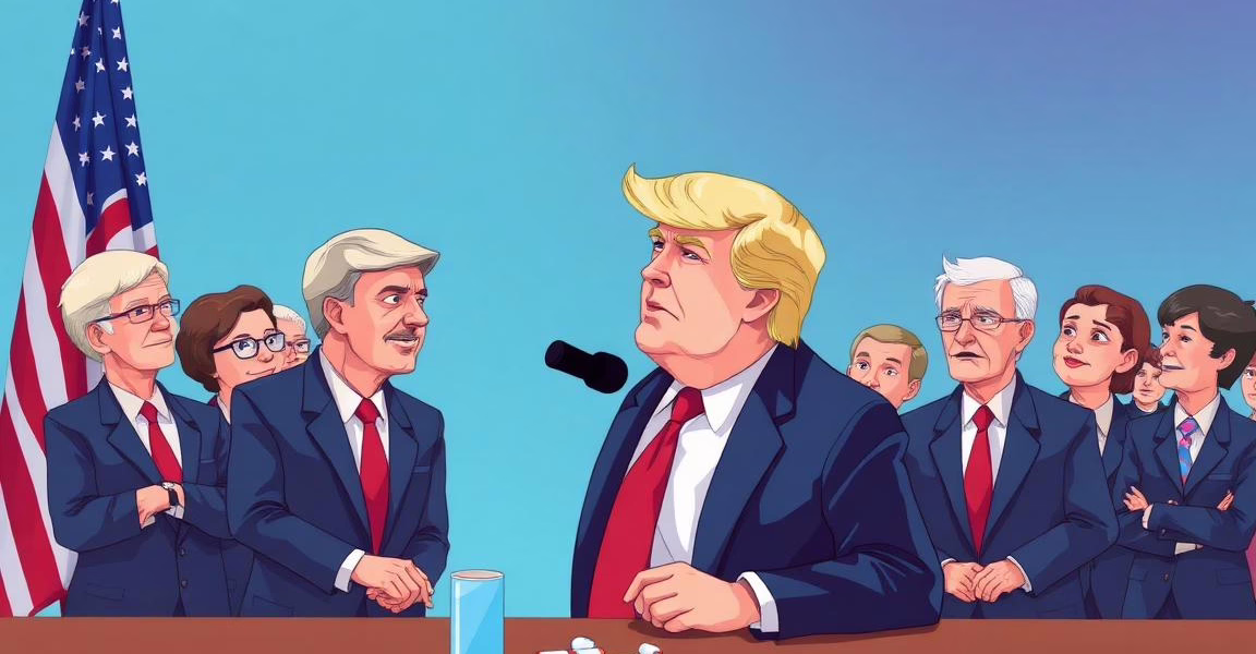 Trump touts drug pricing pact with Regeneron aimed at lowering costs