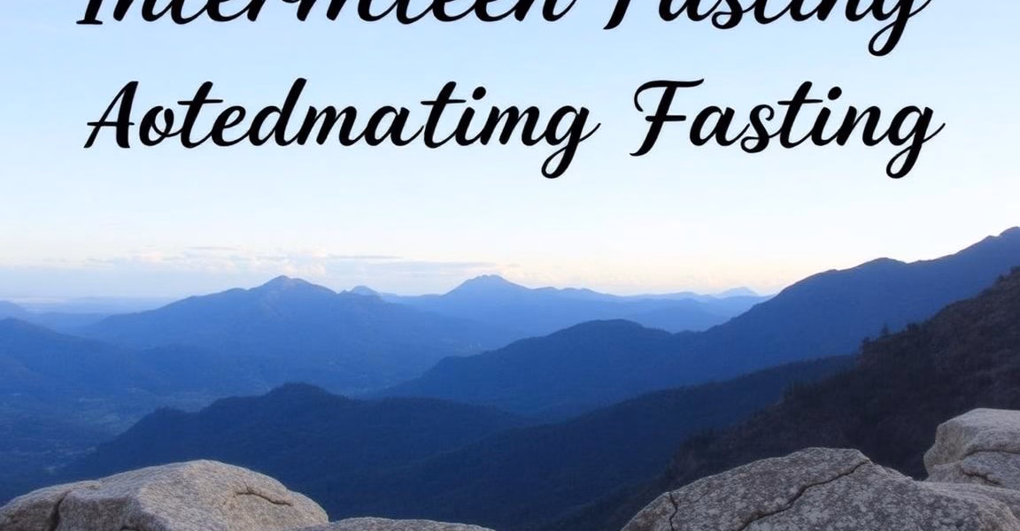 Intermittent Fasting: A New Perspective on Chronic Pain Management